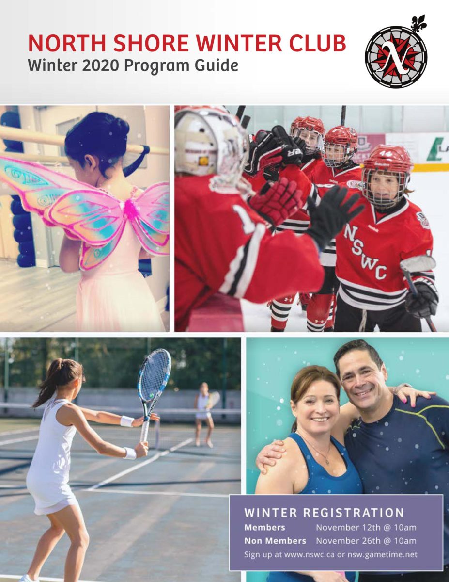 Rink Board And Program Guide Advertising - North Shore Winter Club